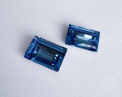 Прямокутник (Step Cut) Swarovski (4527), колір - Ice Blue, 14*10 мм