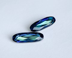 Длинный овал (Fancy Stones) Австрия, (4161), цвет Bermuda Blue, 21*7 мм