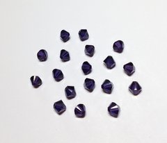 Биконус Swarovski, цвет - Purple Velvet, 5 мм