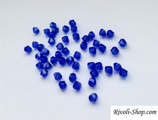 Биконус Австрия (5328), цвет - Majestic Blue, 4 мм