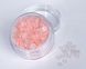 Паєтки Італія, колір - ніжний рожевий райдужний прозорий (114), пласкі 3 мм, туба 3 гр