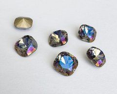 Aurora, квадрат (Fancy Stone) A4470, колір - Black Diamond Moonlight, 10 мм