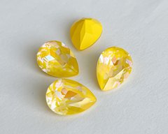 Крапля (Fancy Stone) Австрія, 4320, Sunshine DeLite, 14*10 мм