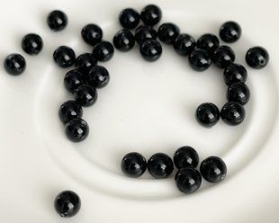 Перлина Swarovski, кругла (5810), колір - Mystic Black, 3 мм