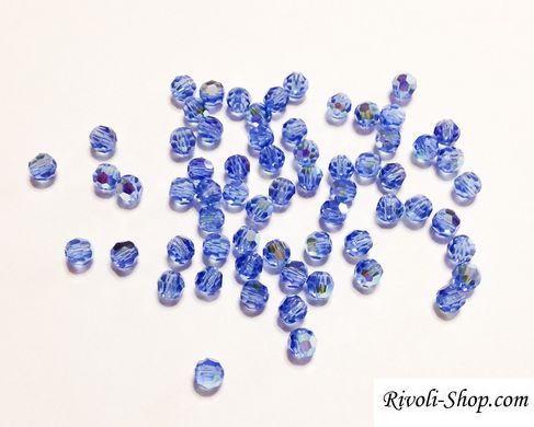 Preciosa хрустальные круглые бусины 4 мм Sapphire AB