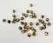 3 мм граненные бусины Preciosa, золотой ирис металлик (23980-98546), 25 шт