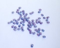 Бисер SuperDuo, Preciosa, 2.5*5 мм, серенево-голубой, 5 г