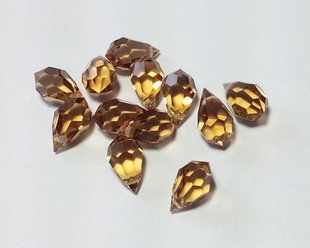 Preciosa Подвеска капля 6*10 Lt.Col.Topaz