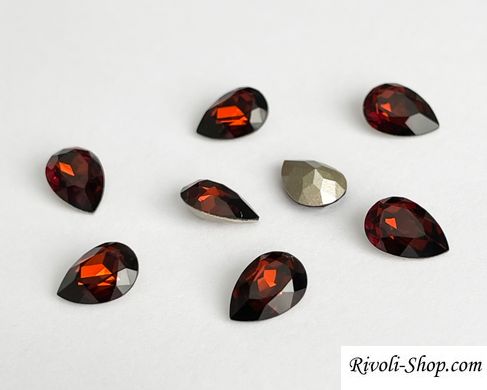 Капли (Fancy Stone) Австрия 4320, цвет Smoked Amber, 10*7 мм