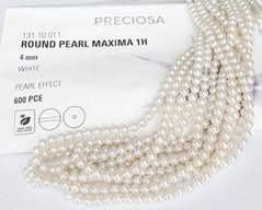 ОПТ, Жемчуг Preciosa MAXIMA, цвет White, 4 мм, 100 шт