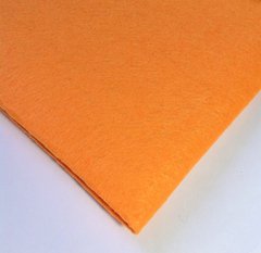 Фетр 1мм, плотность 500-оранжевый, 20*25 см