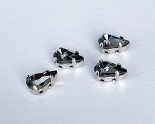 Капли (Fancy Stone) Австрия 4328, Silver Night, 10*6 мм