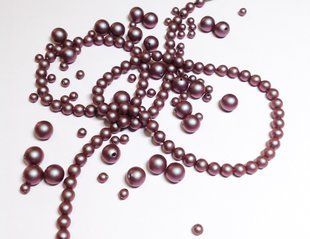 Перлина Swarovski, кругла (5810), колір - Iridescent Red, 3 мм
