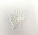 Стеклярус Miyuki 9*2мм, перлинно білий глянсовий непрозорий (#528), 5г