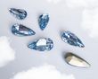 Aurеa Слеза, A4322, цвет Light Sapphire, 14*7 мм