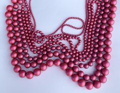 Жемчуг Австрия, круглый (5810), цвет - Mulberry Pink, 8 мм