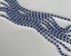 Стразовий ланцюг Preciosa, ss 8,5 (2.4-2.5 мм), колір Sapphire / срібло, 10 см 1 з 2