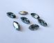 Маркиз (Navette) Swarovski, 4228, цвет Aquamarine Satin, 15*7 мм 1 из 2