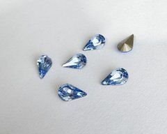 Крапля (Fancy Stone) Swarovski 4328, колір Light Sapphire, 8*4.8 мм