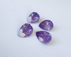 Краплі (Fancy Stone) Swarovski 4320, колір Purple Ignite, 14*10 мм