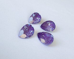 Крапля (Fancy Stone) Swarovski 4320, колір Purple Ignite, 14*10 мм
