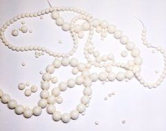 Перлина Австрія, (5810) кругла, колір - gemcolors Ivory, 6 мм