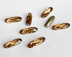 Длинный овал (Fancy Stones) Австрия, (4161), цвет Light Colorado Topaz, 15*5 мм