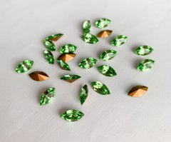 Хрустальные камни Preciosa, без оправы, Peridot, 10*5 мм