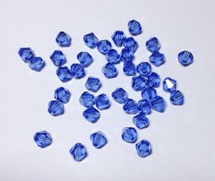 Біконус Preciosa 6 мм, Sapphire