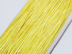 Сутаж, 3 мм ширина, желтый (код цвета 15), производство Китай, 1м