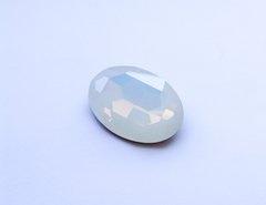 Овал хрустальный, Celestian Crystal, цвет - White Opal, 30*22 мм