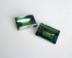 Прямокутник (Step Cut) Swarovski (4527), колір - Erinite, 14*10 мм