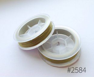 Нитки бісерні, Tytan 100, колір 2584 (оливковий)