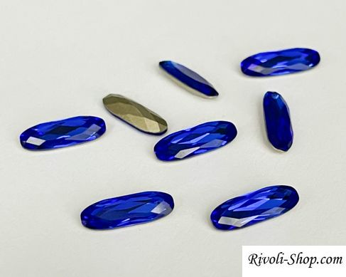 Довгий овал (Fancy Stones) Австрія, (4161), колір Majestic Blue, 15*5 мм