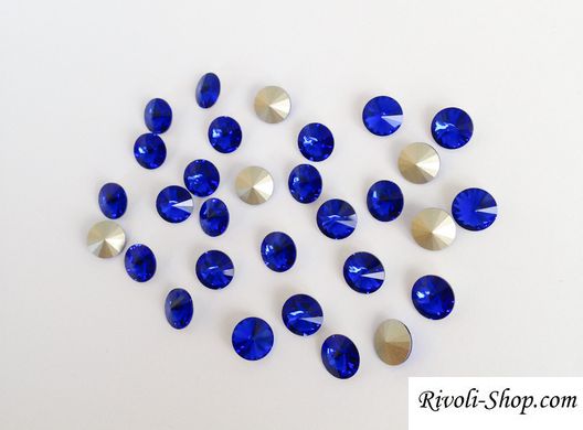 Мелкие риволи Swarovski 1122, цвет Majestic Blue, ss39 (8.16-8.41 mm)