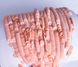 Паєтки LM Paris (Франция), фарфоровий світлий оранжево-рожевий (6004), пласкі 4мм, нитка (1000 шт)