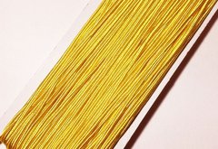 Сутаж, 3 мм ширина, желтый темнее (код цвета 132), производство Китай, 1м