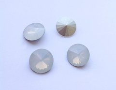 Риволи хрустальный, Celestian Crystal, цвет - White Opal, 14 мм
