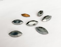 Хрустальные камни Preciosa, без оправы, Hematite, 15*7 мм