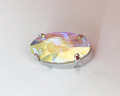 Удлиненный овал (Fancy Stone) Swarovski (4162), цвет Crystal AB, 18*9,5 мм