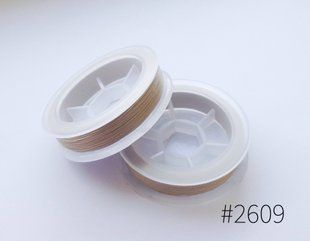 Нитки бісерні, Tytan 100, колір 2609 (екрю)
