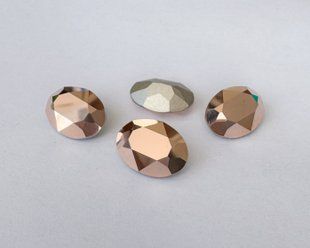 Овал (Fancy Stone) Swarovski 4120, колір Rose Gold, 18*13 мм