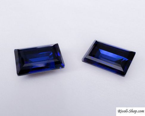 Прямокутник (Step Cut) Swarovski (4527), колір - Dark Sapphire, 14*10 мм