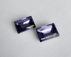 Прямокутник (Step Cut) Swarovski (4527), колір - Tanzanite, 14*10 мм