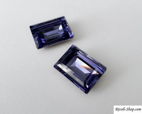Прямоугольник (Step Cut) Swarovski (4527), цвет - Tanzanite, 14*10 мм