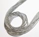 Тяганина фігурна Зіг-заг, 2,6 мм діаметр, колір срібло, (0096) вир-во Індія, 1 г