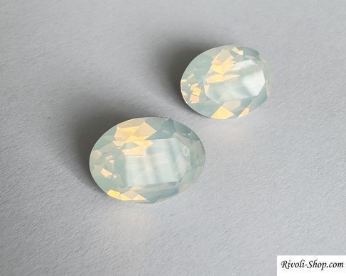 Овал (Fancy Stone) Swarovski, (4120), цвет White Opal, 14*10 мм