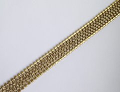 Стразовая цепь Preciosa, ss 8,5 (2.4-2.5 мм), цвет Jonquil, 10 см