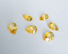 Крапля (Fancy Stone) Swarovski 4320, колір Light Topaz Nightfall, 10*7 мм