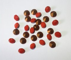 Камушек (chaton) Preciosa, ss39 (8.2-8.4 мм), цвет Coral